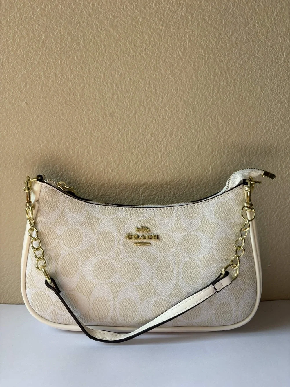 Coach Cream Teri White Bag